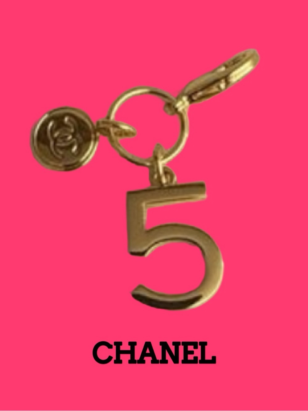Authentic Chanel Holiday Charm with clip to add to any of your favorite luxuries